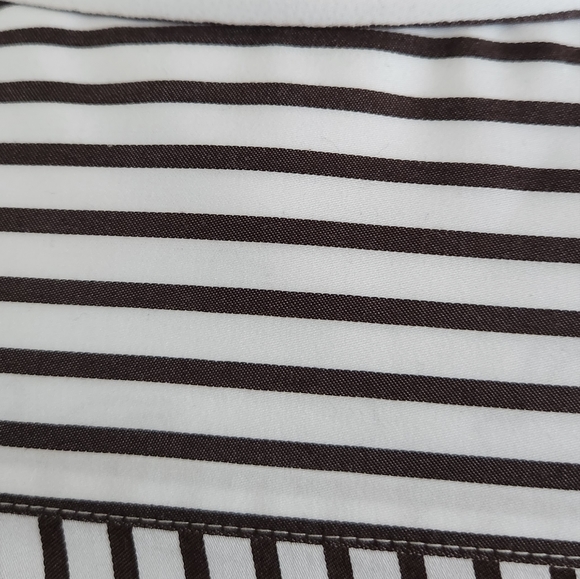 Eileen M Custom Designed Striped Button Down Tunic - Picture 3 of 9